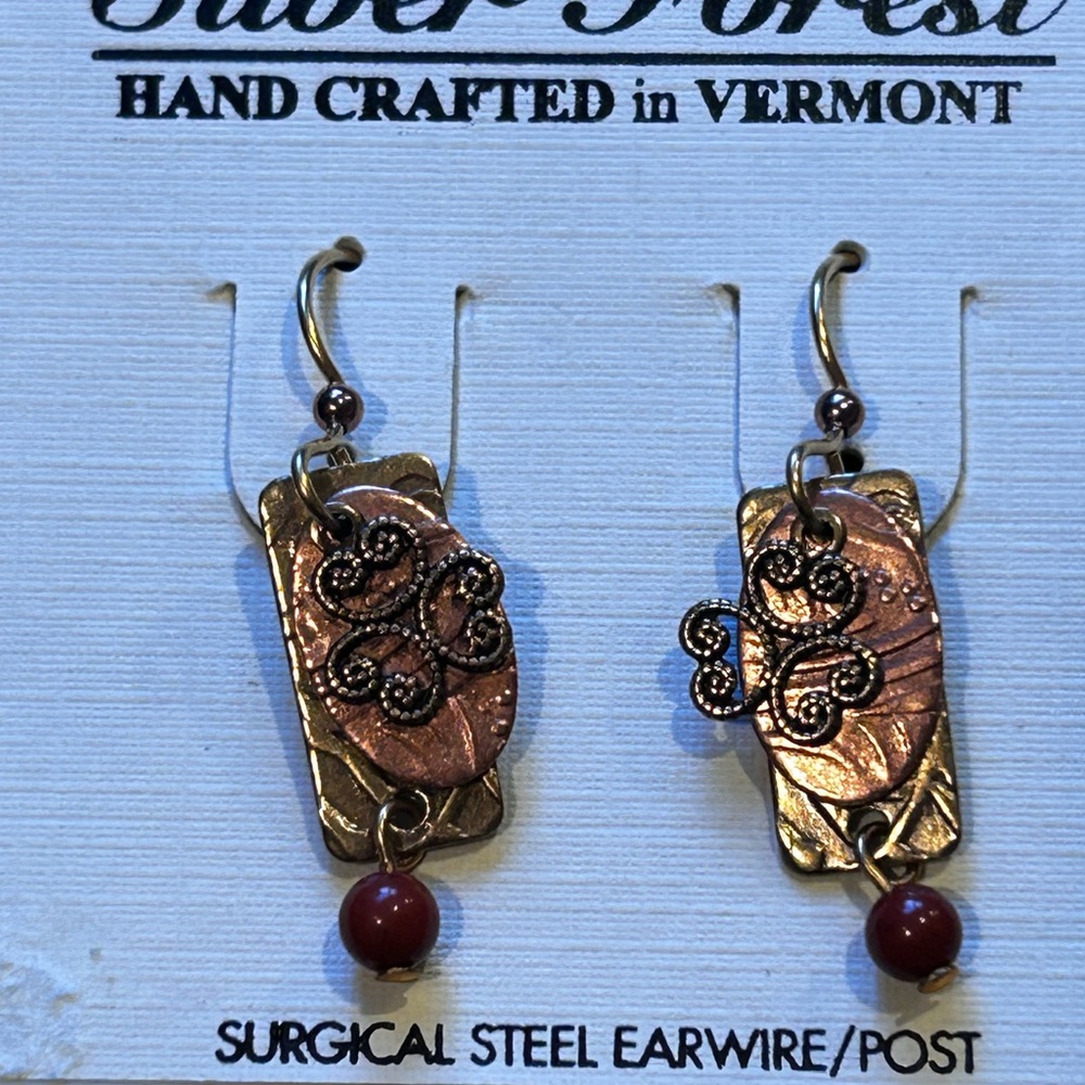 Silver earrings - Picture 2 of 2
